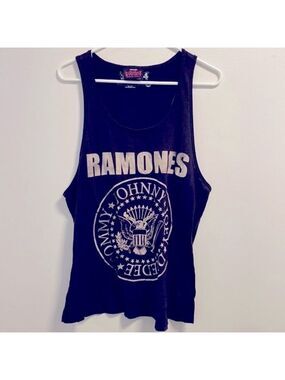 Vintage y2k Ramones racerback tank top